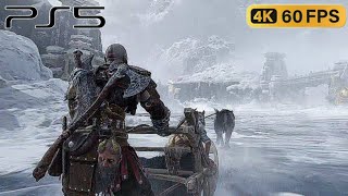 God of War Ragnarok - Lets Play Part 3 (Surviving Fimbul Winter) 4K 60FPS