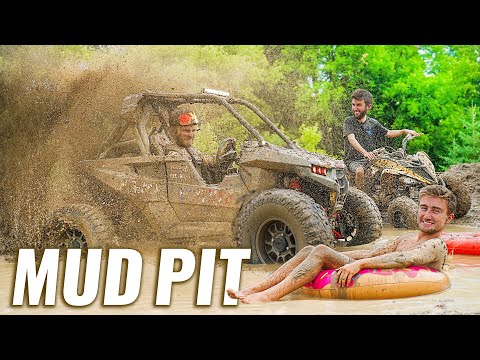 Riding Flooded Pit Bike Track!!