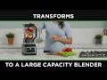Ninja 3-in-1 Food Processor Blender and Smoothie Maker - Grey