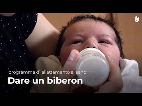 Dare un biberon - Programma di allattamento al seno