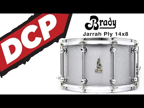 DCP Review: Brady Jarrah Ply Snare Drum 14x8 Silver Sparkle