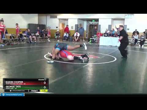 187 Lbs Semis & 1st Wrestleback (8 Team) - Kaidin Cooper, Team Indiana GR Gold Vs George Tate, Mar