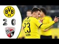 Borussia Dortmund vs Ingolstadt 2 - 0 Full Highlights Thorgan Hazard Goal | Germany DFB CUP | ⚽🔴🔥👍🏻🎮