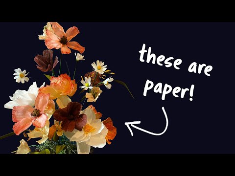 Make your own realistic paper flowers!!