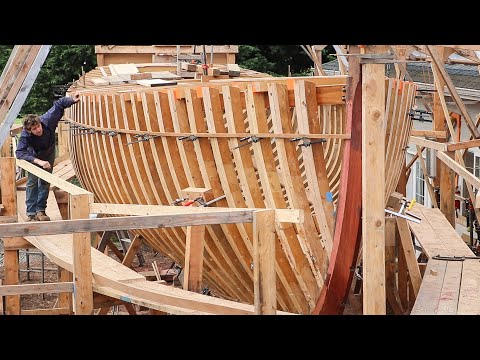 Boatbuilding - Lining-out for Planking (EP78)