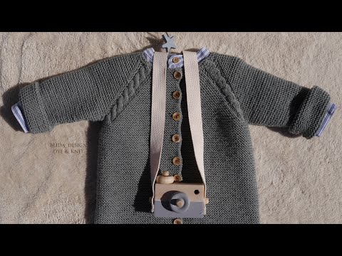 Traditional jacket part 2 - Knitting with Blida - Knitting a baby jacket