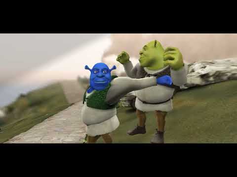 Shrek Vs Drek (MMD Battle)