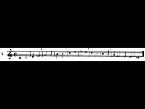 Método de Solfeo Hilarión Eslava Lección 7