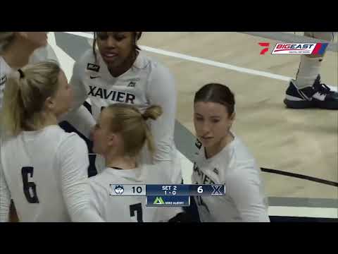 Xavier VB Highlights vs UConn