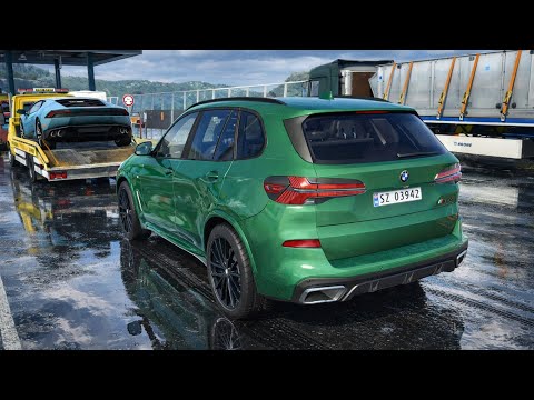 BMW X5 2024 🚐 | Realistic Steering Wheel Gameplay | ETS2 1.57