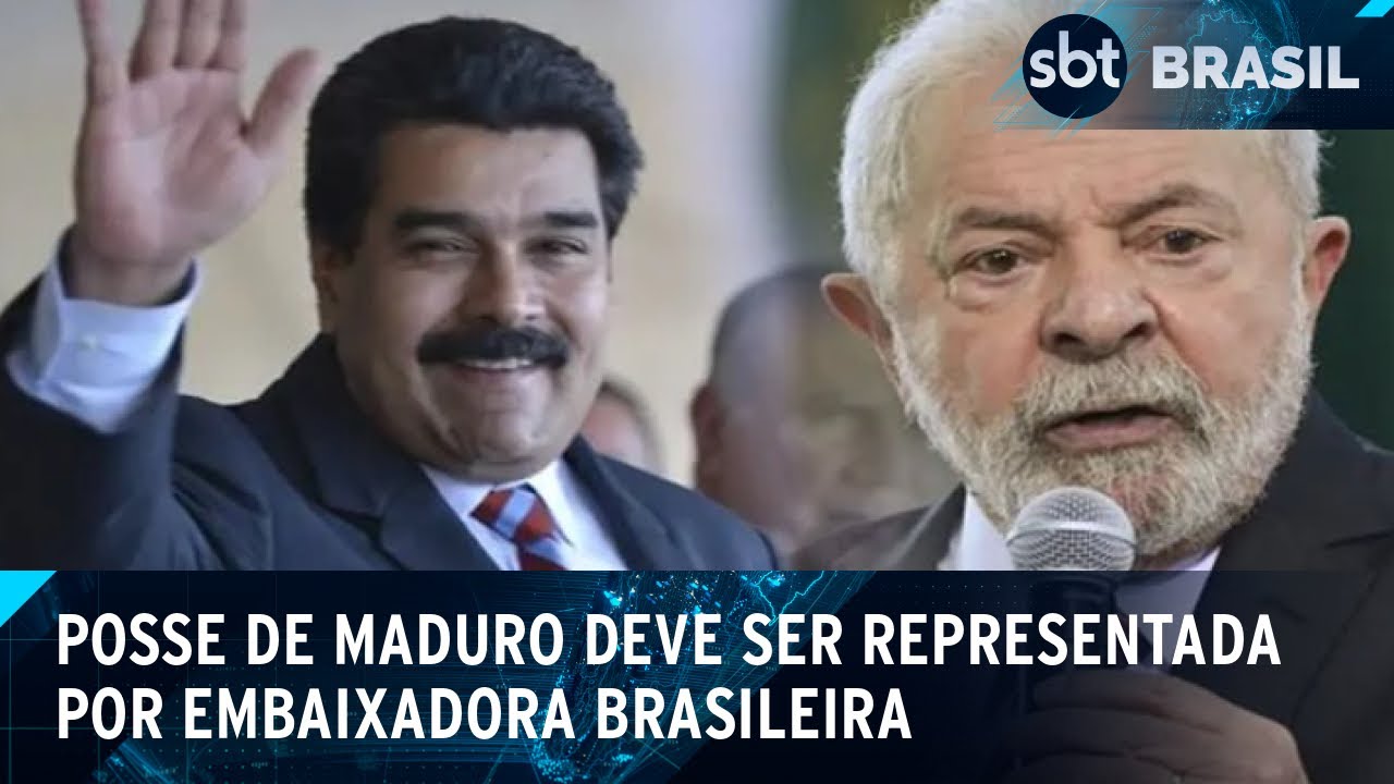 Lula deve enviar embaixadora para representar governo em posse de Maduro | SBT Brasil (03/01/25)
