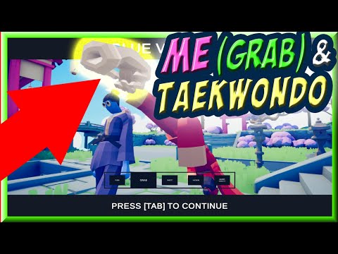 Grab & Kick! Me(Grab Hand) and Taekwondo vs Every Unit 1v1? 2v1?  - TABS Bug DLC Gameplay