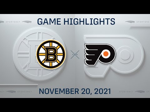 NHL Highlights | Bruins vs. Flyers - Nov. 20, 2021