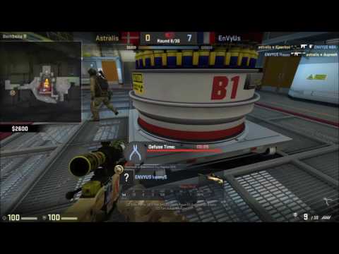 POV - KennyS (EnvyUs)(20-13) vs  Astralis / ECS Season 2 Europe / 2nd of November 2016