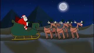 Santa On A Sleigh Santa Claus GIF   Santa on a sleigh Santa Claus Rudolph the red nosed reindeer   D