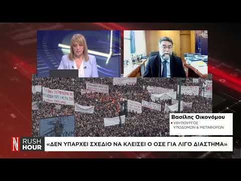 Τέμπη: Ο Β. Οικονόμου στο Naftemporiki TV