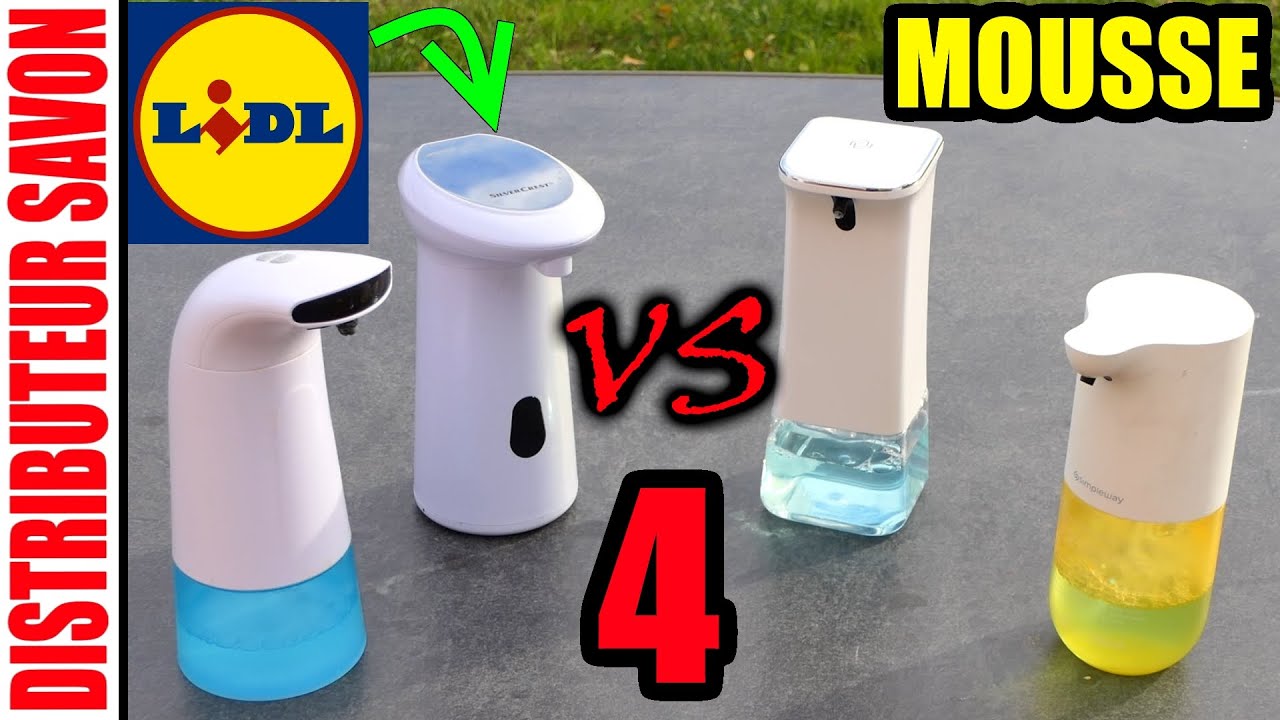 distributeur savon automatique LIDL SILVERCREST VS XIAOMI SIMPLEWAY VS ALIEXPRESS VS AMAZON VEEAPE