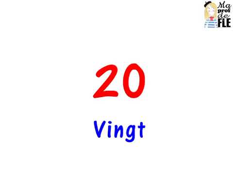 Les nombres de 0 à 20, Présentation et exercice