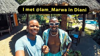 Discovering the cheapest Hotel in Diani with @iammarwa  -  Diani Backpackers Hos