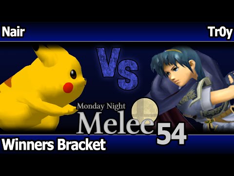 MNM 54 Melee - Nair (Pikachu) vs SS | Tr0y (Marth) - Winners Bracket