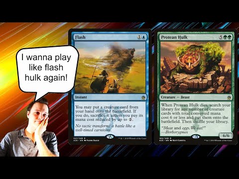 Building a cedh deck arround protean hulk and natural order