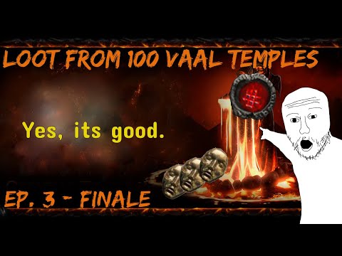 Vaal Temple is busted - Loot from 100 maps! [Path of Exile 3.21 Crucible]