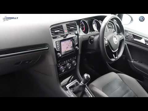 CMG VW SLIGO: 151SO253 VW Golf 1.6TDI Highline 110BHP Manual Black / Black Alcantara