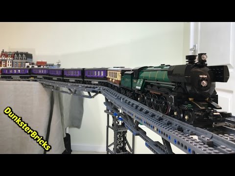 LEGO MOC Train Carriages for Emerald Night, set 10194!