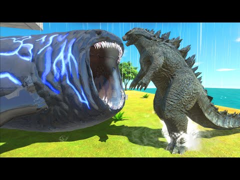 Godzilla 2014 Vs Bloop  Animal Revolt Battle Simulator