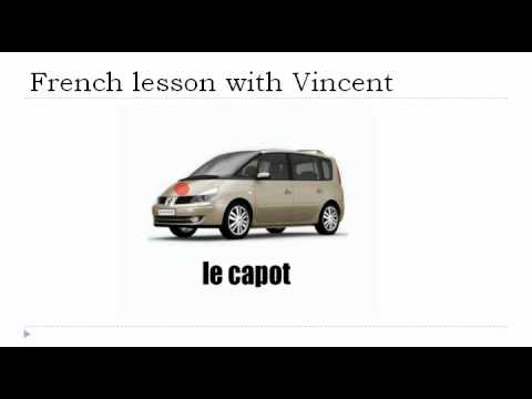 FRENCH LESSON WITH VINCENT = La voiture