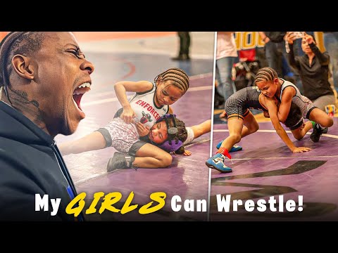 Nayah got her first medal in wrestling 