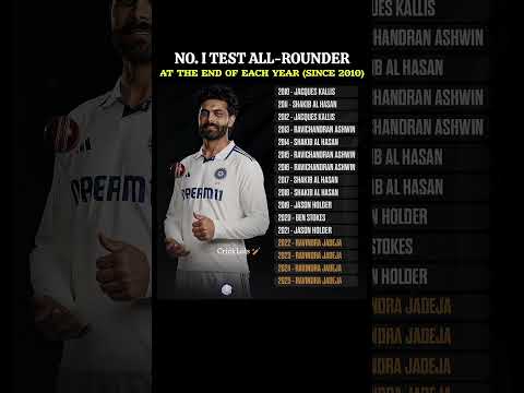 ICC Test All Rounder Rankings Through The Years