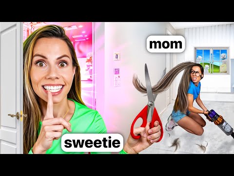 I BUILT A SECRET HAIR SALON !