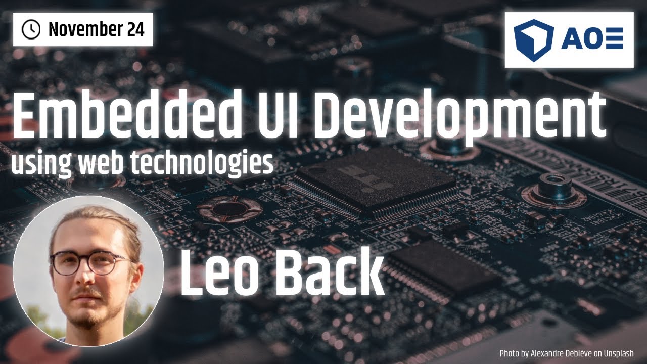 Embedded UI development using web technologies