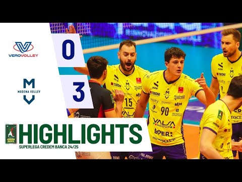 Vero Volley Monza vs. Valsa Group Modena - Superlega Credem Banca VBTV Match Highlights