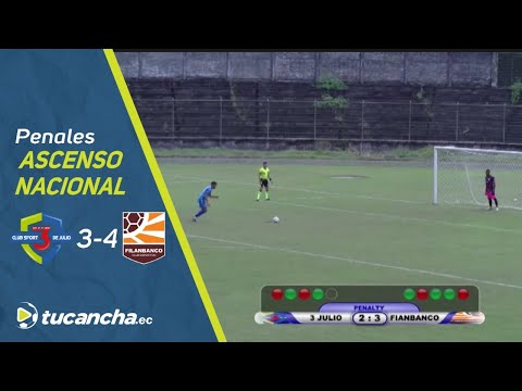 Goles Ascenso Ecuador - 16vos de vuelta - 3 de Julio - Filanbanco
