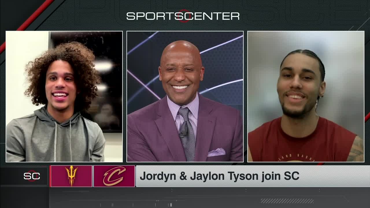 Jaylon & Jordyn Tyson on the possibility of playing in the same city 👀 | SportsCenter