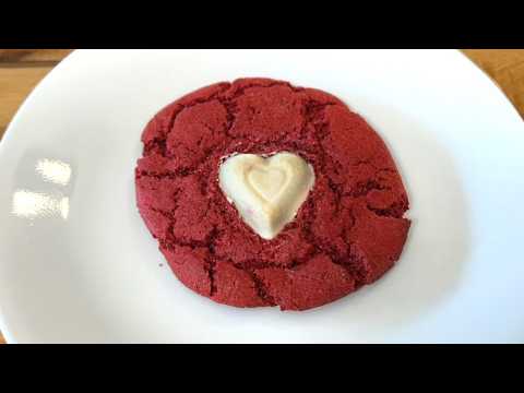 BEST Red Velvet Heart Cookies (Cake Mix Makes Them Perfect!)