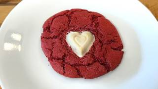 BEST Red Velvet Heart Cookies (Cake Mix Makes Them Perfect!)