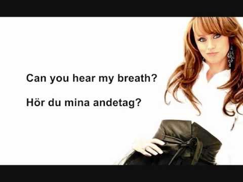 Nanne Grönvall - Håll om mig (Lyrics + English Translation)