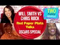 Red Paper Plate Talks Will Smith Vs Chris Rock Oscars Special Two Funny Mamas