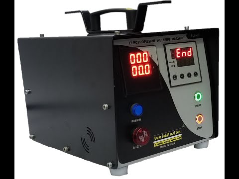 Single electro fusion welding machine with scanner