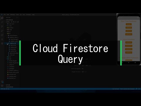 Query Cloud Firestore |  Firebase  -  Flutter