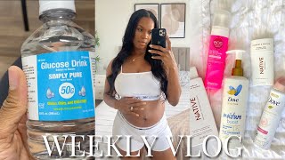 VLOG: HYGIENE SHOPPING + GLUCOSE TEST + PREGNANCY CRAVINGS + MINI NESTING | PREGNANCY VLOG