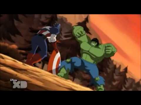 Red Hulk and Avengers vs Hulk