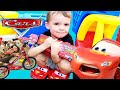 Disney Cars 3 New Toys Scavenger Hunt McQueen Mater Mack Truck 4 Episodes GIANT SURPRISE Egg