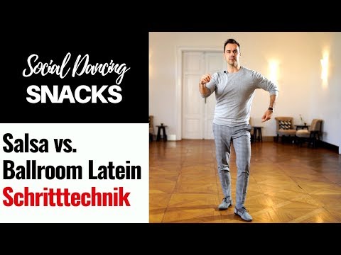 Salsa vs. Ballroom Latein Schritttechnik - Social Dancing Snack #3