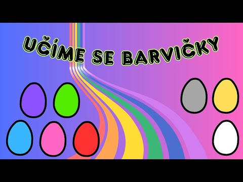 UČÍME SE BARVY 🌈 výukové video pro děti