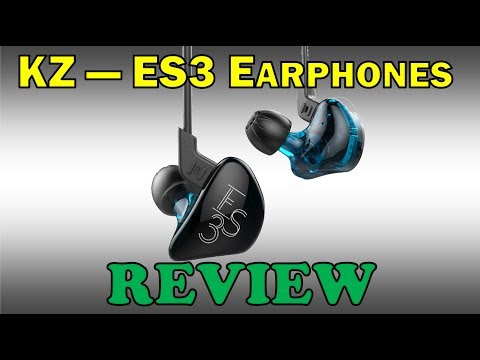 Review of the KZ ES3 Earphone Set and Bluetooth Wireless Optional Cord from GearBest