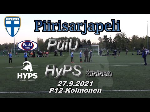 Piirisarja P12 PuiU - HyPS Sininen 27.9.2021